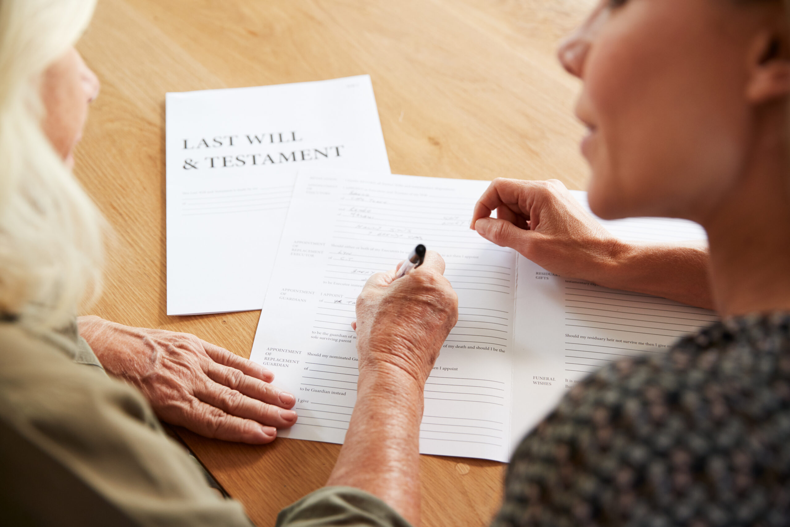 estate planning document signing