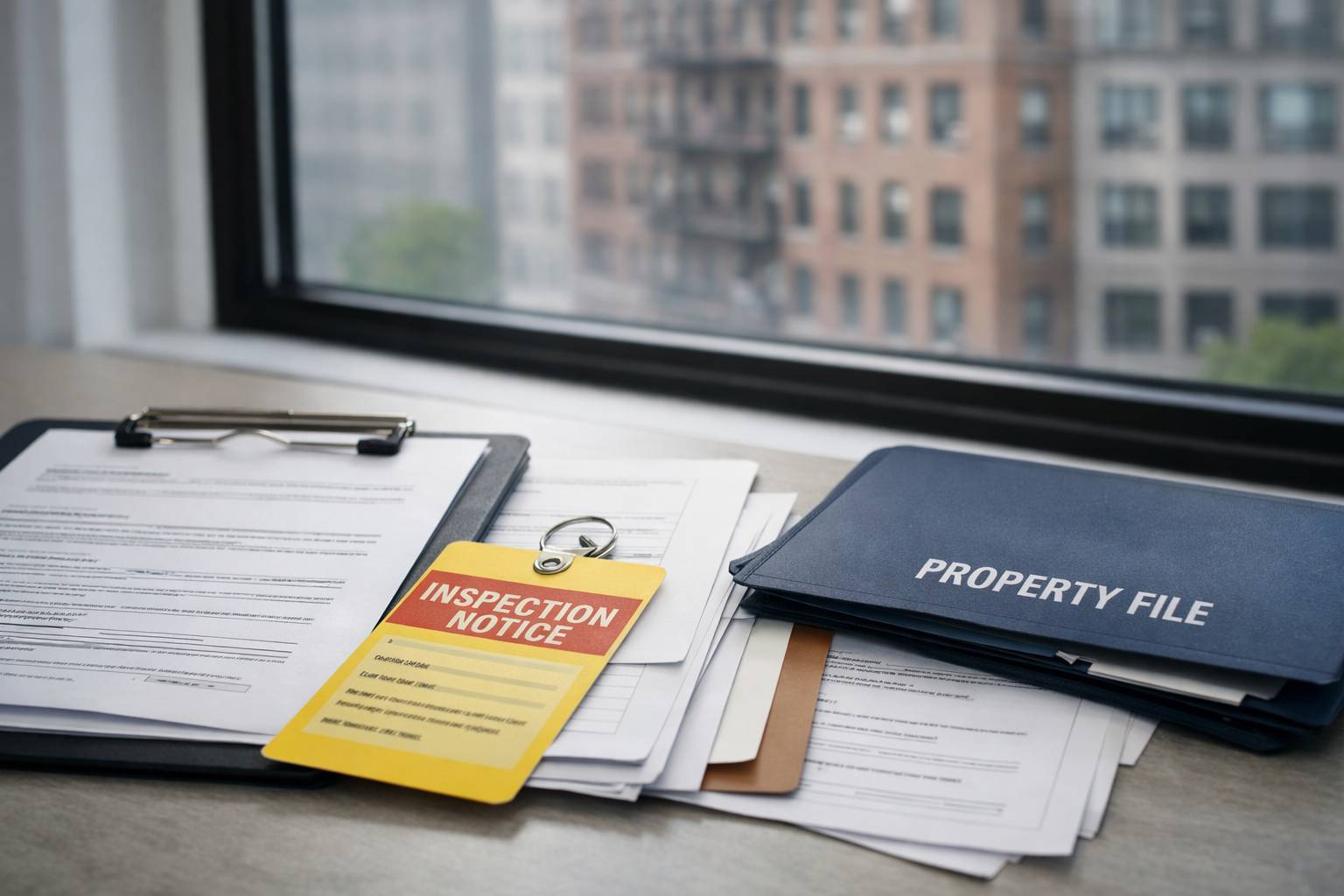 Fotograf&iacute;a de un escritorio de oficina